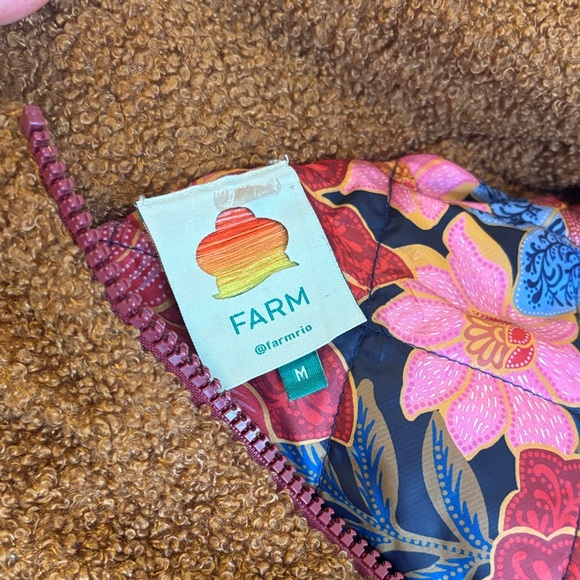 FARM Rio Multicolor Floral Puffer Jacket - Picture 6 of 7